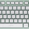 JK-7100DE-18 Keyboard, Bluetooth, green, compact, DE