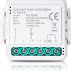GISE Smart Pojedynczy moduł przekaźnikowy (bez N) Zigbee Tuya GSS-ZB-NN