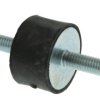 Podstawka antywibracyjna M6 średnica 25mm wysokość całkowita 15mm Cylinder męski-męski