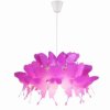 Lampa wisząca ciemny róż FARFALLA do pokoju dziecka gwint E27 LP-3439/1P dark pink Light Prestige