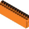 PCB terminal, 13 pole, pitch 5.08 mm, AWG 24-12, 20 A, spring-clamp connection, orange, 1331300000