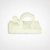 Spinka do kabli 3mm Samoprzylepny 13 x 13 x 5mm materiał: Nylon 66 Naturalny Spinka do kabli