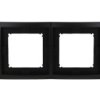 Simon Basic Ramka 2- Krotna Ip44 Czarny Mat Bmrc2b/49
