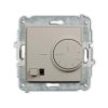 MINI Mechanizm elektronicznego regulatora temperatury z czujnikiem podpodłogowym taupe 60MRT-1
