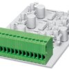 PCB terminal, 1 pole, pitch 5.08 mm, AWG 24-12, 24 A, screw connection, green, 1704004