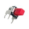 U5526 Red 4mm Square Tactile Switch Cap for PHAP5-30 APEM