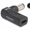 Delock USB 2.0 adapter [1x złącze męskie okrągłe DC - 1x złącze żeńskie USB-C] 60008