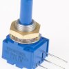 Potencjometr 100 Ω typ Obrotowa Bourns 1 średnica wału 6 mm 1 2 W długość wału 22 mm 93R1A-R22-A05L Montaż na panelu,