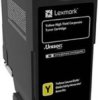 Lexmark o wysokiej wydajności — żółty — oryginalny