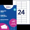DPC6422A-10 Badge insert, printable, 64x22 mm, 240 pieces