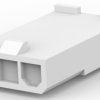 Plug housing, 3 pole, pitch 4.2 mm, straight, white, 2029111-3
