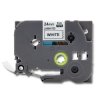 Qoltec Taśma do BROTHER TZ2-251 24mm x 8m Biała/ Czarny nadruk
