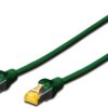 Patch cable, RJ45 plug, straight to RJ45 plug, straight, Cat 6A, S/FTP, LSZH, 10 m, green, DK-1644-A-100/G