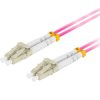Patchcord światłowodowy MM LC/UPC-LC/UPC duplex 3mm OM4 purple 5m LANBERG