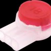 2003C238 Single-core connector, filled with gel, red, 0.4 - 0.9 mm, set o