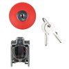 Przycisk bezpieczeństwa 22mm 1Z 1R IP66 klucz XB4BS9445