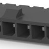Pin header, 7 pole, pitch 3 mm, angled, black, 2-1445057-7