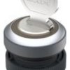 Key switch, unlit, latching, waistband round, 1 x 90°, trigger position 0, mounting Ø 22.3 mm, 1.30.245.301/0700
