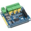 Waveshare Isolated RS485 CAN HAT (B) For Raspberry Pi, 2-Ch RS485 and 1-Ch CAN, Multi Protections