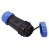 7 Pin Waterproof W21 Male Socket Cable Connector IP68