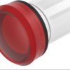 Light attachment, illuminable, waistband round, red, mounting Ø 22.3 mm, 45-2T00.10E0.000