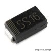 SS16 Diode 40V 1A Schottky SMD-DO214AC VISHAY