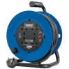 Draper 02120 230V Four Socket Industrial Cable Reel (50m)