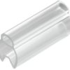 PVC cable maker, inscribable, (W x H) 20 x 9 mm, max. bundle Ø 10 mm, transparent, 1806360000