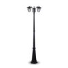 Lampa Ogrodowa Vt-739 Pole Lamp-Black-2 7062