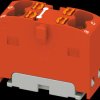 1046611 PTFIX distribution block, 4x1.5, red