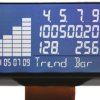 Wyświetlacz monochromatyczny LCD, , Alfanumeryczny, podświetlanie LED, GPEG
