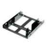Adapter Montażowy Roline, Ramka 3,5 Cala Na 2X 2,5 Hdd/Ssd, Metal, Czarny