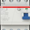 2CSF204101R3250 Fehlerstromschutz-Schalter, Typ A, 25 A, 300 mA, 4-polig