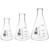 EISCO CH196032 Premium Erlenmeyer Flask Set, N Neck, Borosilicate 3.3 Glass