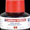 4-MTK25002 Refill ink, permanent marker, MTK 25, red