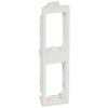 MOSAIC Uchwyt do wąskich ścianek 2x1 moduł pionowo biały do nr. ref. 080010 080292 LEGRAND