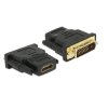 Delock DVI-D 24+1 Male to HDMI Female Adapter, Gold-plated