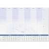 Sigel H6350 Desk Pad Weekly Planner White/Blue 59.5x41cm 30 Sheets
