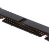 Gniazdo IDC męskie 50-PIN proste THT złocony 2,54mm czarny 1-5103308-0