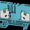 2935610000 Feed-through terminal block S4C SNAP IN, 6 mm², blue