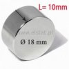 Magnes neodymowy okrągły 18x10mm