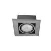 Lampa Podtynkowa Blocco Szary 1X7w Gu10 Led Ml839 Milagro