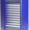 Küpper 70697 Szafka narzędziowa wysoka (S x W x G) 91 x 110 x 45 cm niebieski, srebrny