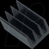 ICK SMD A 10 SA Heat sink 10mm 75 K/W black anodised