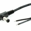 Przewód DC 1,5m z wtykiem kątowy 2,1x5,5 mm AWG20 2x0,5mm2 ESPE