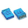 WAGO 890-1115 5 Pole 16A 4.4mm Plug without Strain Relief Blue