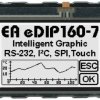 Wyświetlacz graficzny Display Elektronik EAEDIP160W-7LW biały (S x W x G) 81.50 x 67.50 x 12.1 mm