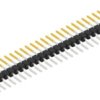 Pin header, 30 pole, pitch 2.54 mm, straight, black, SL12SMD08330S
