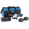Draper 99734 D20 20V 115mm Brushless Grinder Kit (2x 3Ah, Twin Charger & Bag)