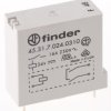 Przekaźnik mocy 24V dc SPST Finder 360mW, montaż PCB 1600Ω Szybkie łączenie